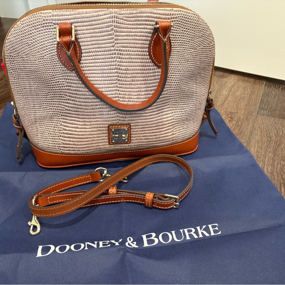 Dooney & Bourke Crocodile Leather Pattern Bag